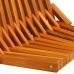 Sillas de jardín plegables  2 pcs de madera maciza de acacia
