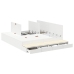 Estructura de cama de almacenamiento  Blanca Madera de calidad