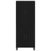 Armarios 2 pcs Negro Roble 69,5x34x180 cm Madera Elaborada