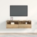 Mueble de Televisión  de Roble Artisan 100x30x30 cm de Madera Elaborada