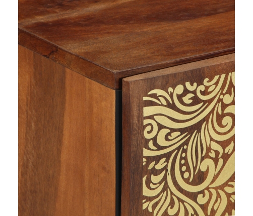 Armario de baño  Marrón miel Madera sólida de acacia 38 x 33 x 58 cm