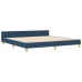 Estructura de Cama  Azul 200x200 cm de Tela