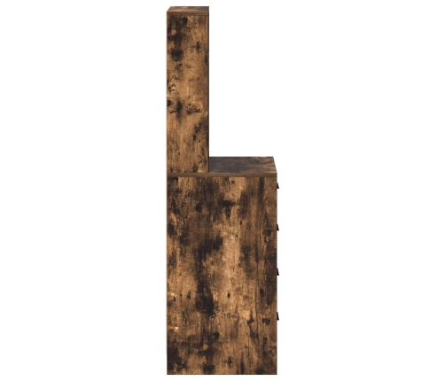 Highboard  de Roble Ahumado 40x41x135 cm de Madera Elaborada