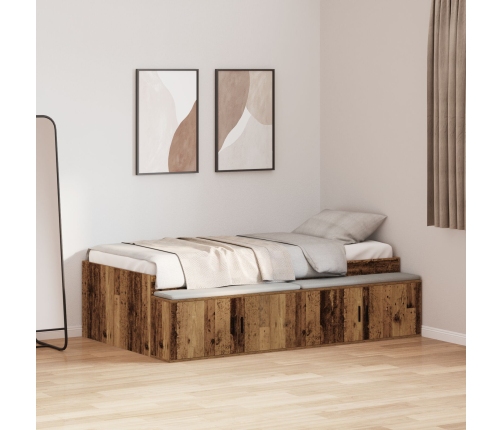 Cama  Madera Vieja 80x200 cm