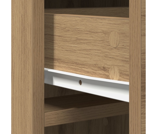 Highboard Roble Artesanal 40x41x135 cm Madera Elaborada