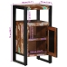 Armario de Baño Multicolor 40x35x75 cm Madera Sólida Recuperada