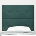 Cabecero Tufted en Botones Verde Oscuro 80 cm de Terciopelo