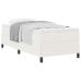 Estructura de Cama Crema 90x200 cm Tela de Pana
