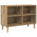 Gabinete de TV  Roble Artesanal 69.5x30x50 cm Madera Elaborada