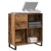 Armario de registros  Roble Artesanal 84,5x38x89 cm Madera elaborada