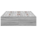 Estructura de Cama de Almacenamiento  Gris Sonoma 120x190 cm