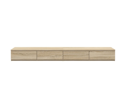 Mesa de Noche Roble Sonoma Madera Elaborada 150 x 36.5 x 16.5 cm