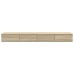 Mesa de Noche Roble Sonoma Madera Elaborada 150 x 36.5 x 16.5 cm