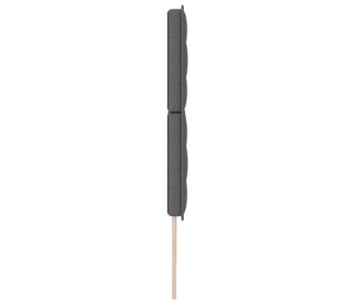 Cabecero  Diseño Lines Gris Oscuro 180 cm Tela