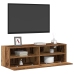Gabinetes de TV  2 pcs Madera Vieja 100x30x30 cm Madera Elaborada