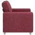 Sillón  Rojo Vino 59 cm Tela