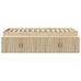 Estructura de cama  Roble Sonoma 90x190 cm
