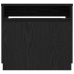 Mesa de Centro  Negra y de Roble 100x48x40 cm de Madera de Ingeniería