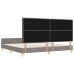 Cama  Taupe 200x200 cm de Tela