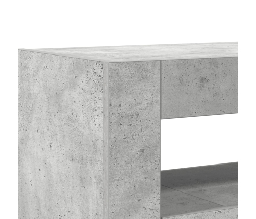 Aparador  Gris Cemento Madera de Ingeniería 116 x 30 x 75 cm