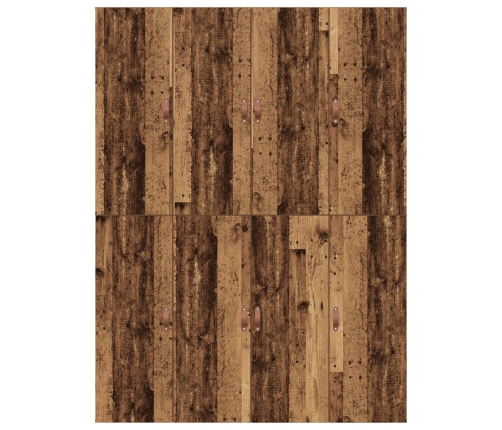 Estructura de Cama con Almacenamiento de  Madera Vieja 160x200 cm
