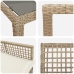Set de 6 Beige y negro