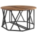 Mesa de café  de madera vieja 80x80x42 cm de madera compuesta