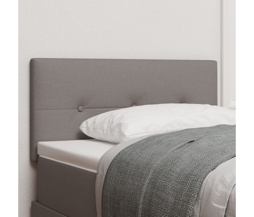 Cabecero Tufted con Botones Taupe de 90 cm