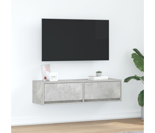 Mueble de TV  Gris Concreto Madera Compuesa 100 x 31 x 25.5 cm