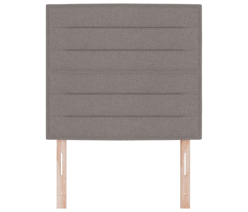 Cabecero  Taupe Tela 80 cm Rectangular Moderno Tapizado