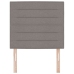 Cabecero  Taupe Tela 80 cm Rectangular Moderno Tapizado