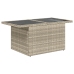 Conjunto de Sofás de Jardín de 8 Piezas con Cojines Rattan Gris Natural