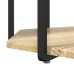 Mesa auxiliar  de 2 piezas de madera de roble Sonoma y metal