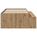 Estructura de Cama  Roble Artisan 100x200 cm