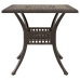 Conjunto de Comedor de Jardín de 5 Piezas  en Aluminio Fundido Bronce