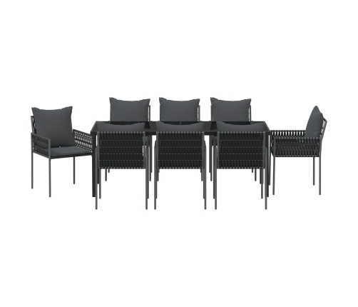 Set de 5 Negro, Gris Oscuro