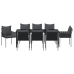 Set de 5 Negro, Gris Oscuro