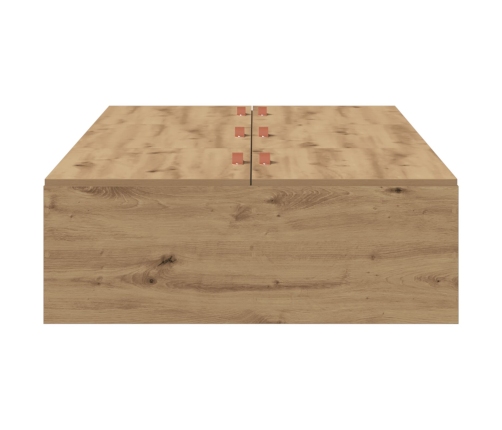 Estructura de Cama de Almacenamiento  Roble Artesanal 100x200 cm