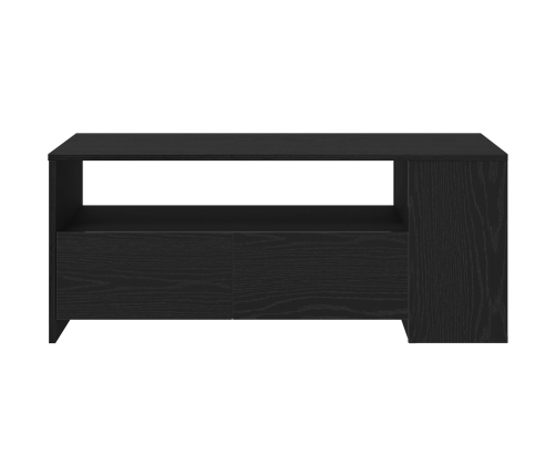 Mesa de Café de Roble Negro 102x55x43.5 cm Hecha de Madera Ingenierizada