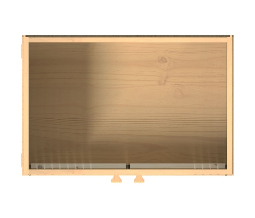 Gabinete base para fregadero  114x43x73,5 cm Madera maciza de pino