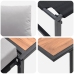 Conjunto de Comedor de Jardín de 2 Piezas Silla Individual con Cojines Gris Claro