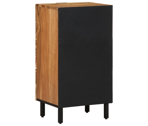 Mueble de almacenamiento 40x33x75 cm de Madera Maciza de Acacia