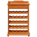 Expositor de Vino 90x60x30 cm Madera Maciza de Pino