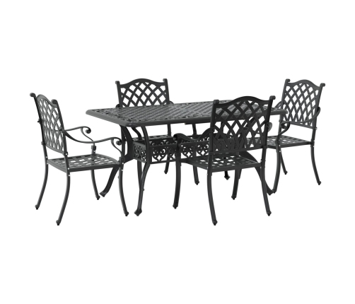 Set de 3 Negro Aluminio fundido Mediano Diseño Elegante