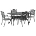 Set de 3 Negro Aluminio fundido Mediano Diseño Elegante