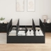 Cama con Almacenamiento  Roble negro Madera compuesta Completa/Doble