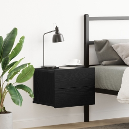 Mesa de noche  de Nogal Negro 40x30x30 cm de madera