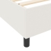 Cama Box Spring  con Colchón Crema Super King Tela de Pana