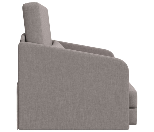 Sofá cama  2 en 1 Taupe 65x80x83 cm Tela