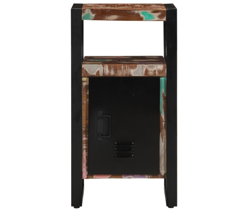 Armario de Baño Multicolor 40x35x75 cm Madera Sólida Recuperada